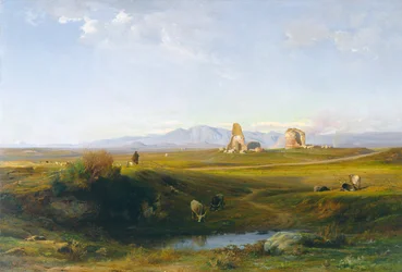 Uma vista do campo romano, 1848